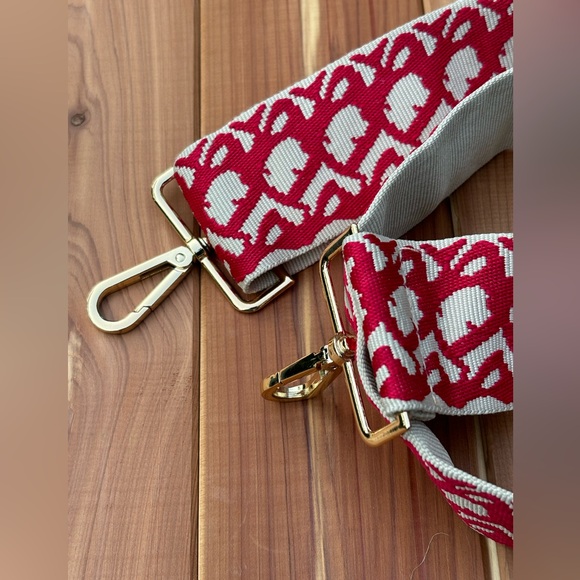 Crossbody Strap For Bag.Woven,Adjustable Gold Hardware, 2” wide by Nicholas Gael - Picture 3 of 8